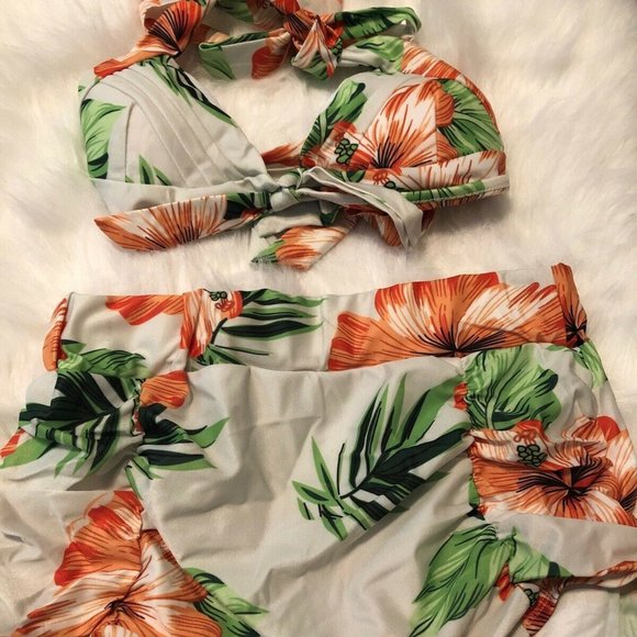 FROM BOUTIQUE Other - NWOT FROM BOUTIQUE HIGH WAISTED BIKINI SIZE LARGE